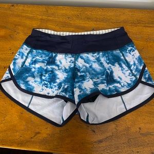 Lululemon speed short size 2, good condition, rare pattern